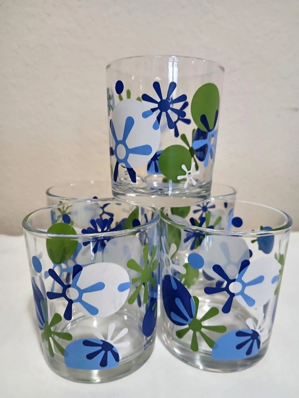 Vintage Cerve Set of 5 Styles Lowball Drinking Tumbler Italian Glasses.